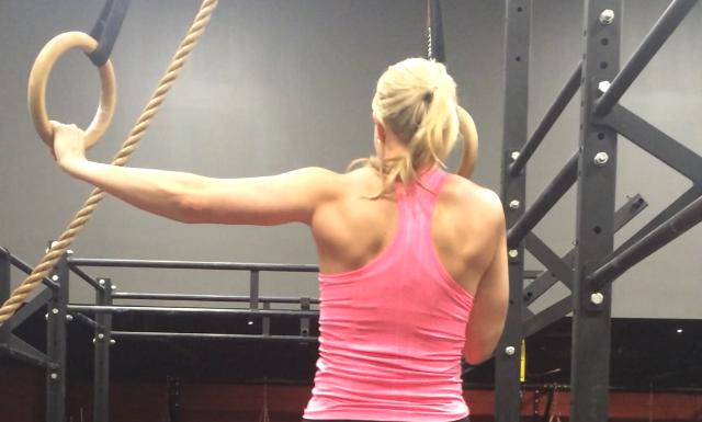This back is the results of a lot of Pull-ups and Inverted Rows. 